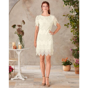 Sundance Northern Sky Dress, Ivory, Size L